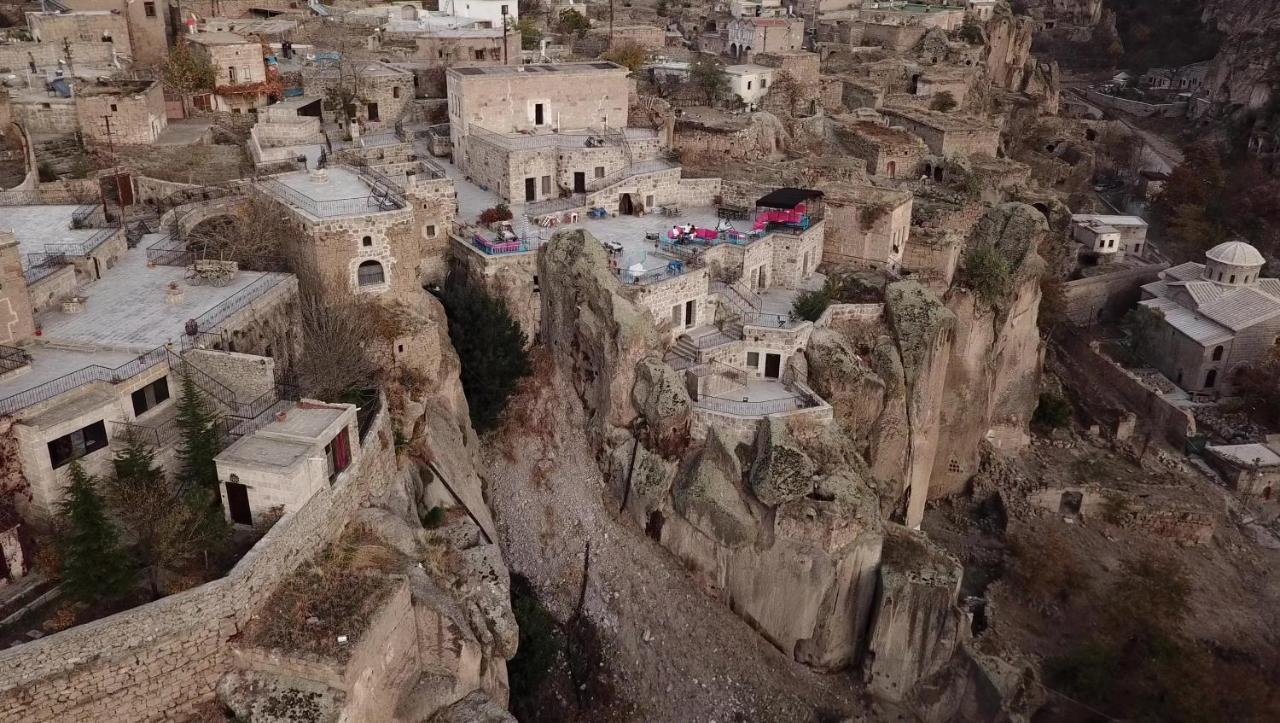 Kapadokya Ihlara Konaklari Antik Gelveri Konagi Guzelyurt Bagian luar foto
